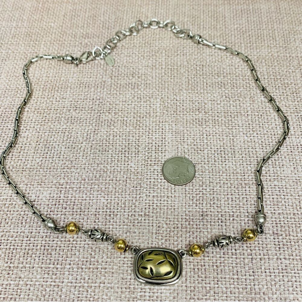 Liz Claiborne Gold Silver Necklace‎